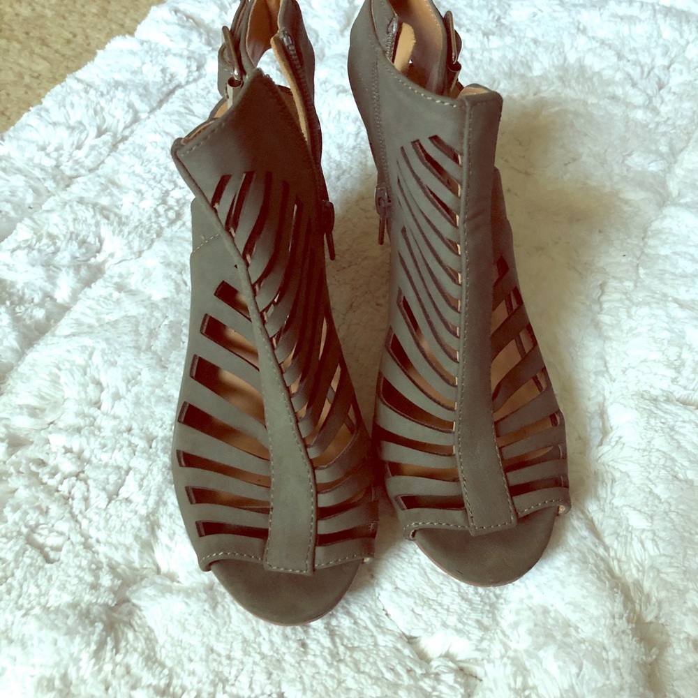 Lucky Brand Black Leather Heels